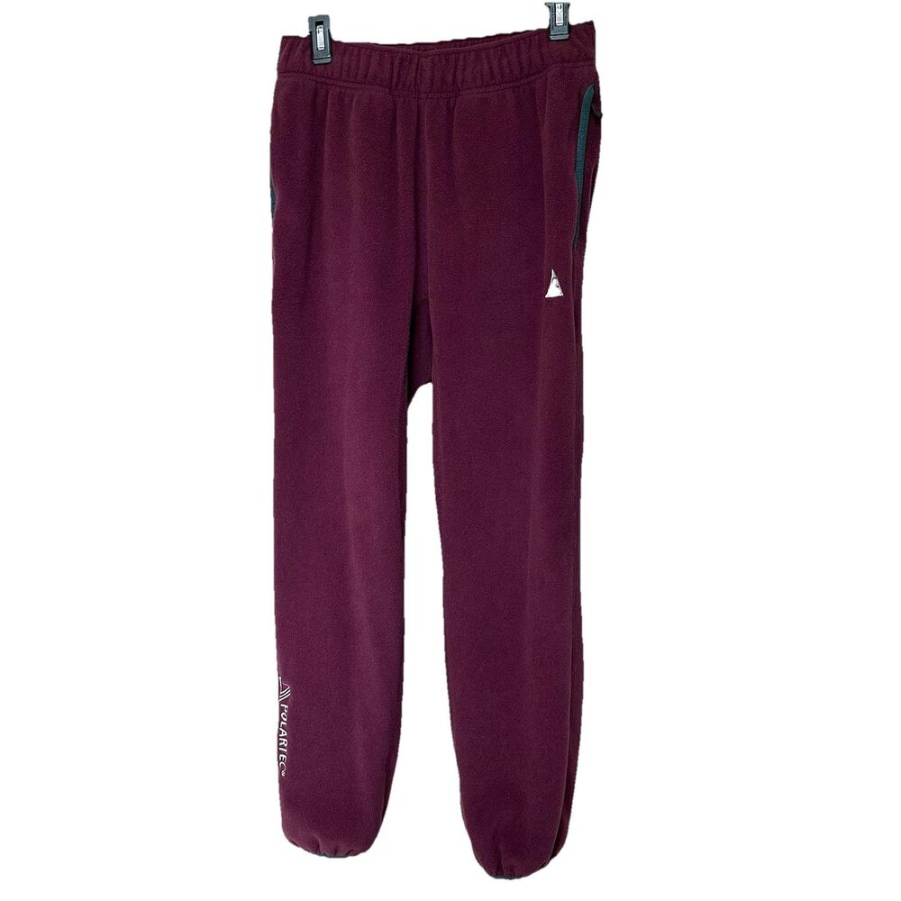 Nike ACG Polartek Sweatpants Men’s Sm Pullon Maroon Sports Athletic Gorpcore